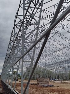 Утепление тентового ангара, каркас тентового анагар, тентовый ангар