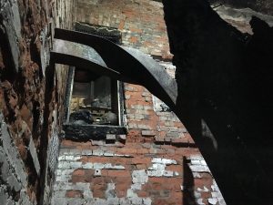 деформация металла, деформация двутавра, предел огнестойкости металла
