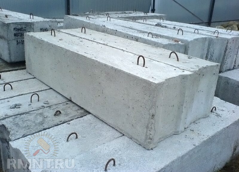 Фундаментные блоки, вес фундаментного блока, крепление фундаментного блока