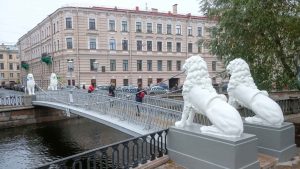 Лвиный мост. Мосты Санкт-Петербурга